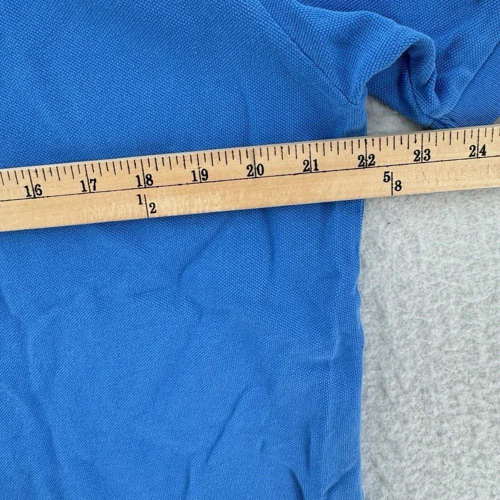 Ralph Lauren‎ Polo Shirt Mens Large Cotton Short Sleeve Blue Rugby Classic Fit